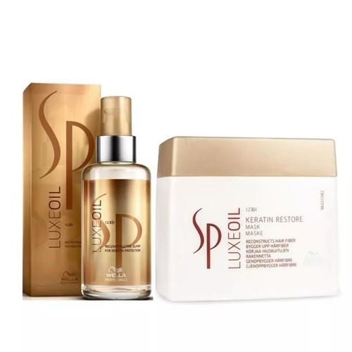 מארז מסכה ושמן וולה ספ לוקס אויל Wella SP Luxe Oil Mask and Elexir