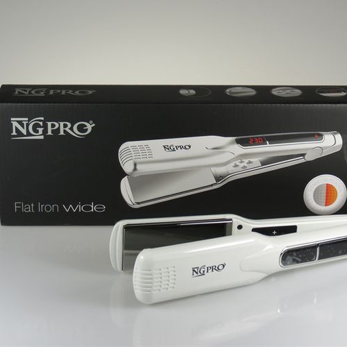 מחליק טיטניום NGPro Flat Iron Wide