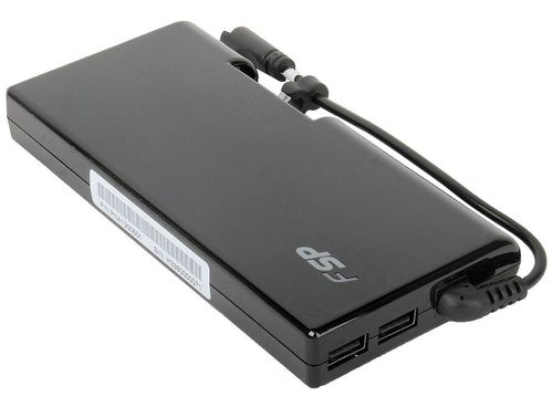 מטען אוניברסלי למחשב נייד FSP Notebook Universal Adapter 120W 2xUSB