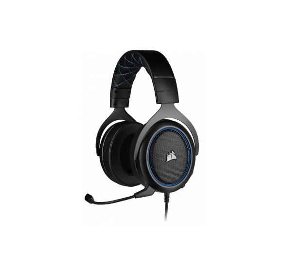 אוזניות גיימינג Corsair HS50 Pro Stereo Gaming Headset - Blue
