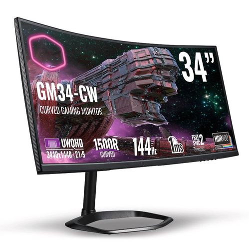 מסך גיימינג קעור Cooler Master 34