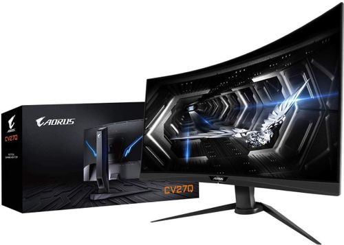 מסך גיימינג קעור Gigabyte Aorus CV27Q 27