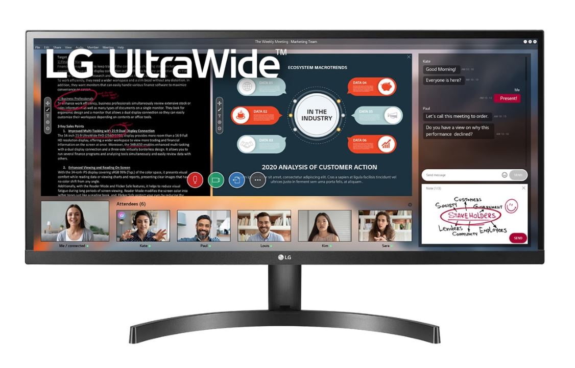 מסך גיימינג LG LCD 29" 29WL500-B FHD Ultra Wide IPS