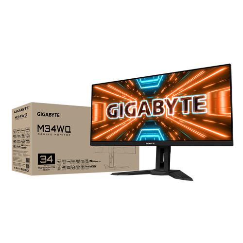 מסך גיימינג Gigabyte GAMING M34WQ LCD 34