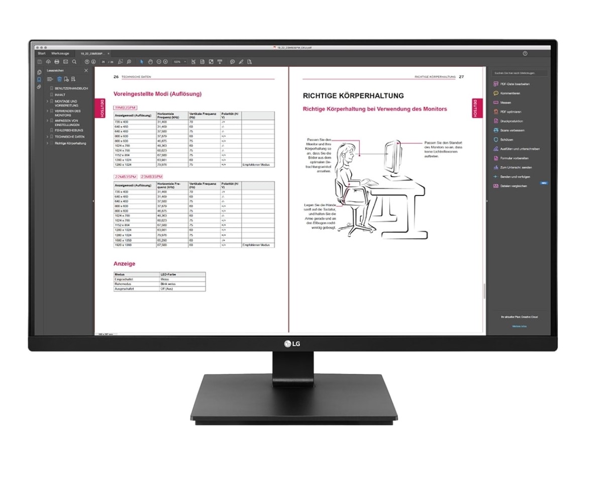 מסך מחשב LG TFT 27" 27BN65Q-B QHD 75Hz IPS