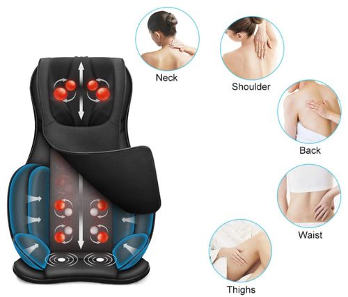 מושב עיסוי שיאצו מולטי פונקציונלי Medics Care MC-2319