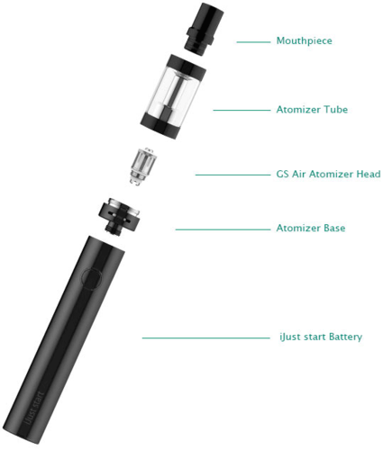 סיגריה אלקטרונית (מכשיר אידוי) Eleaf iJust Start