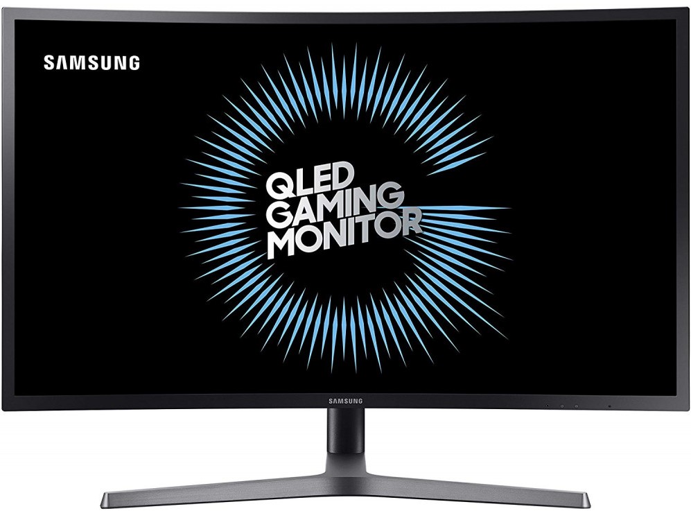 מסך גיימינג קעור Samsung LCD 31.5" C32HG70QQM VA Panel HDR 2K 144Hz DP USB3.0