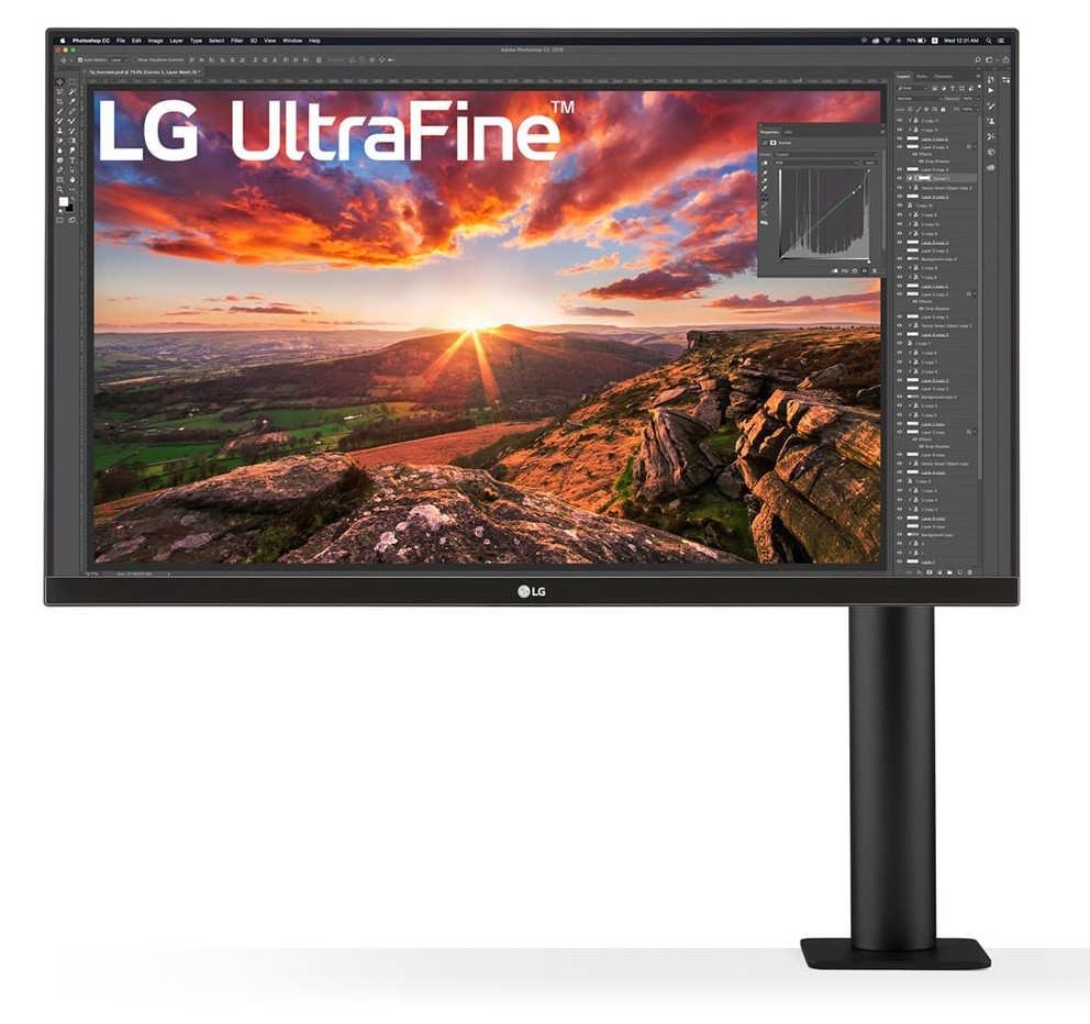 מסך מחשב LG TFT 27" 27UN880 UHD 4K IPS
