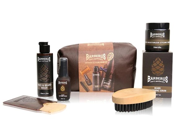 ברברוס מארז מאובזר לעיצוב הזקן Barberus Beard Styling Accessorized Kit