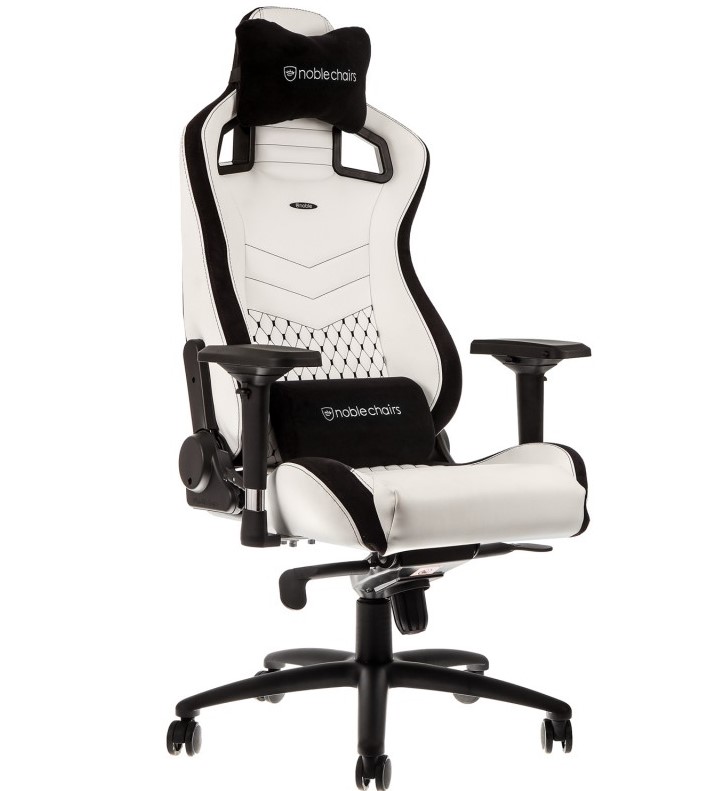 כיסא גיימינג Noblechairs EPIC Gaming Chair White/Black