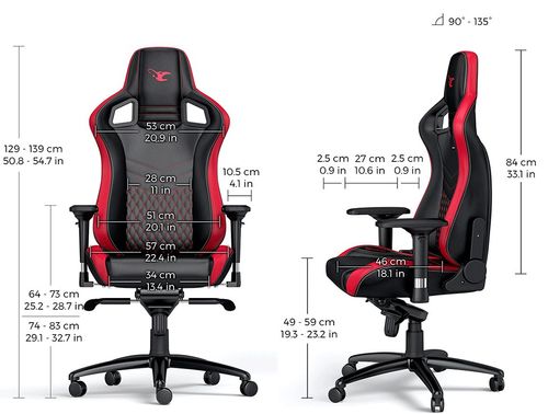 כסא גיימינג Noblechairs EPIC Gaming Chair MouseSports Edition