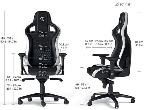 כסא גיימניג Noblechairs EPIC Gaming Chair SK Gaming Edition