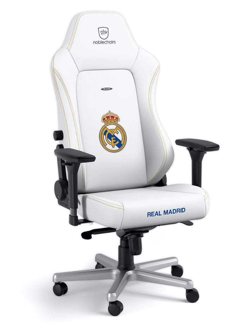 כסא גיימינג Noblechairs HERO Gaming Chair Real Madrid Edition