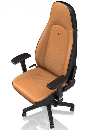 כסא גיימינג עור אמיתי Noblechairs ICON Real Leather Gaming Chair Cognac/Black