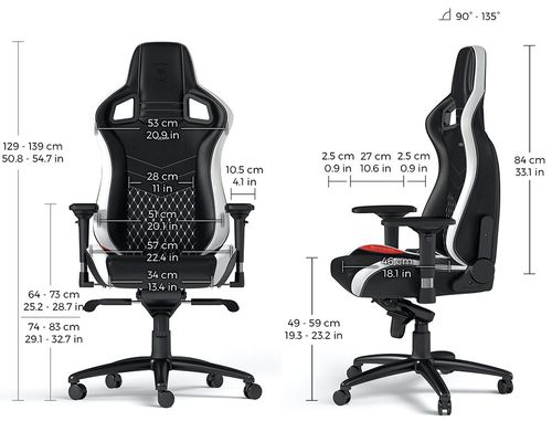 כיסא מנהלים Noblechairs EPIC Chair Mercedes AMG Petronas Formula One Team Edition