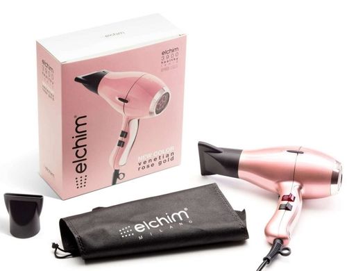 מייבש שיער אלכים רוז גולד Elchim 3900 Healthy Rose Gold Edition