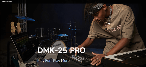 מקלדת שליטה ניידת מקצועית 25 קלידים DMK25PRO מבית DONNER