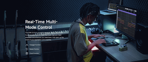 מקלדת שליטה ניידת מקצועית 25 קלידים DMK25PRO מבית DONNER