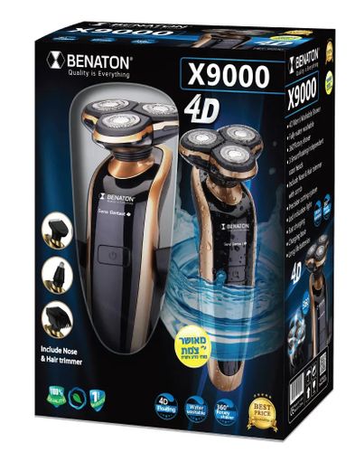 מכונת גילוח Benaton BT-X9000 4D