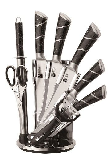 סט סכינים כולל בסיס מסתובב Haus Roland HR615-1