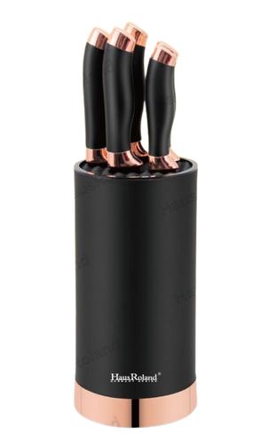 סט 5 סכינים איכותי כולל מעמד Haus Roland HR608-1