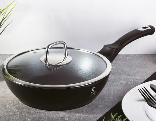 מחבת איכותית עמוקה Berlinger Haus Black Silver BH-1853