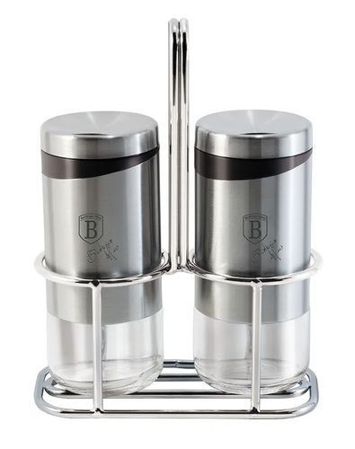 סט זוגי מלח ופלפל נירוסטה Berlinger Haus BH-1993