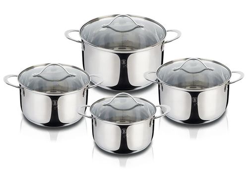סט 4 כלי בישול איכותיים Berlinger Haus Silver BH-6663