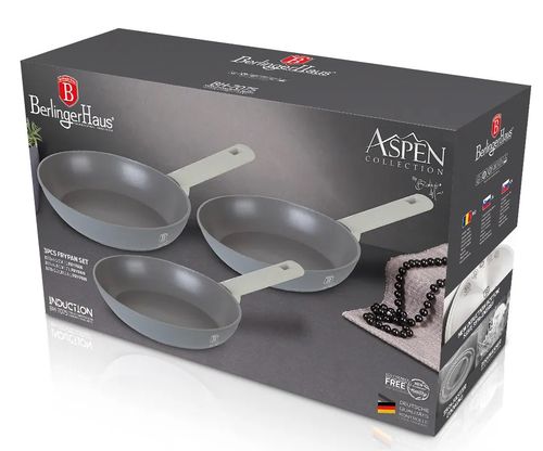 סט 3 מחבתות Berlinger Haus Aspen BH-7075
