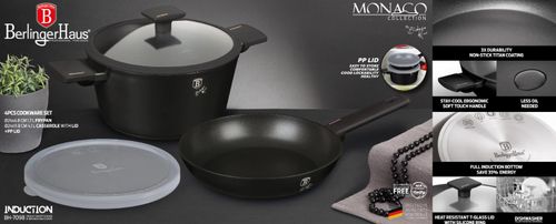סט 2 כלי בישול איכותיים Berlinger Haus BH-7098 Monaco