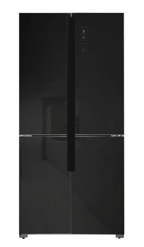 מקרר 482 ליטר 4 דלתות זכוכית שחורה Germaine KDCD492BL