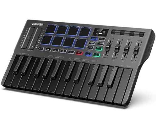 מקלדת שליטה ניידת מקצועית 25 קלידים DMK25PRO מבית DONNER