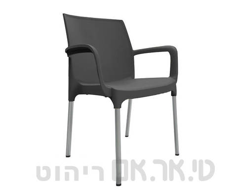 כסא דגם אלגנט עם ידיות שחור
