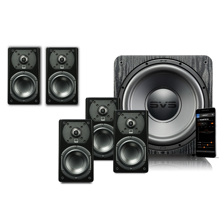 SVS Prime Satellite 5.1 System Pro - Black Ash