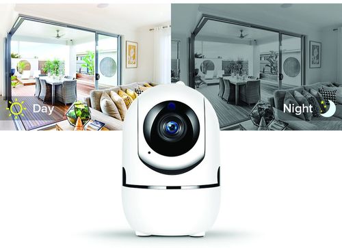 מצלמת אבטחה ביתית אלחוטית - WIFI מתכווננת PTZ 720P 