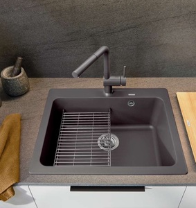 כיור מטבח בלנקו 49.9X60.4X20 ס"מ NAYA 6 נאיה 6 BLAMCO מקורי באחריות ניגא !!! יבוא רשמי! BLANCO בלנקו