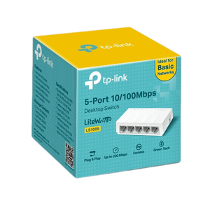 מתג שולחני 5 יציאות במהירות 10/100 LS1005 מבית TP-Link