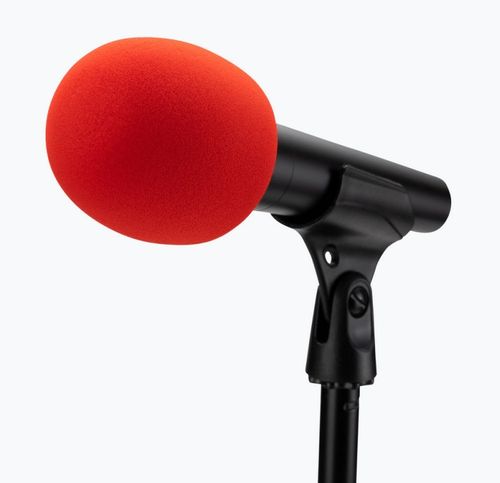 זוית נוספת On Stage ASWS58-R Foam Windscreen