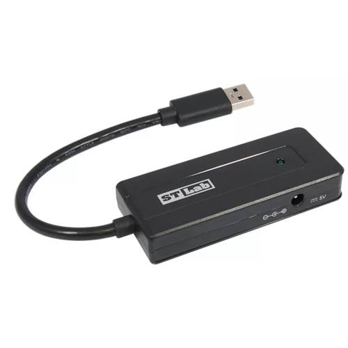 רכזת STLAB ST-U-2650 4-Port USB3 Hub