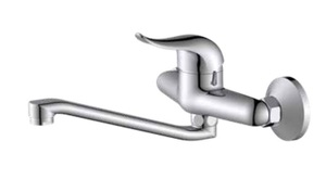 ברז קיר למטבח ניקל מבריק 2306L סיוון אופיר