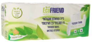 אקופרנד - נייר טואלט אקולוגי 100% ממוחזר