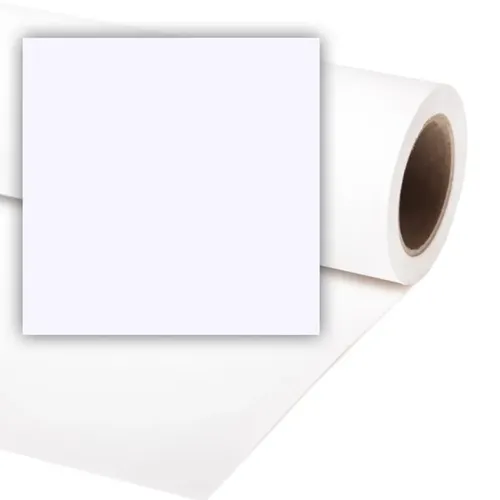 רקע נייר לבן לצילום 2.72X11 מטר Colorama Arctic White