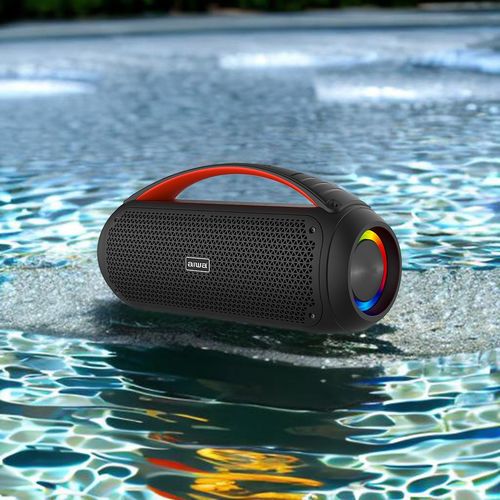 רמקול בלוטוס נייד מוגן מים IP65 עם שלט ומיקרופון דגם NARA-2 מבית AIWA