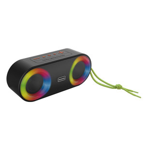 רמקול בלוטוס נייד מוגן מים IP65 עם תאורת RGB דגם NARA-1 מבית AIWA