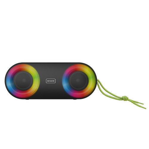 רמקול בלוטוס נייד מוגן מים IP65 עם תאורת RGB דגם NARA-1 מבית AIWA