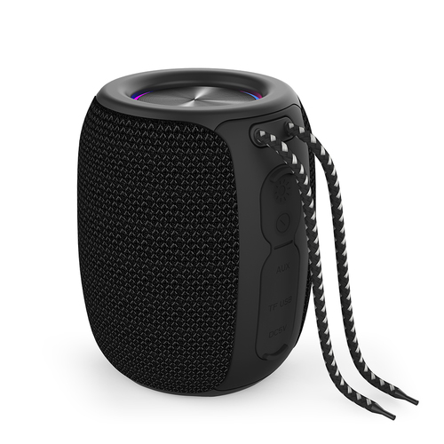 רמקול בלוטוס נייד מוגן מים IP65 עם תאורת RGB דגם QBT-240 מבית PURE ACOUSTICS
