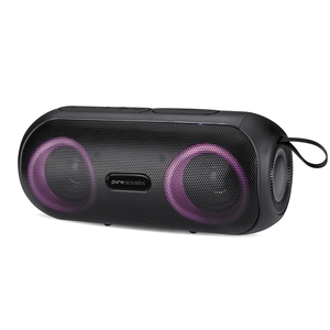 רמקול בלוטוס נייד מוגן מים IP65 עם תאורת RGB דגם QBT-270 מבית PURE ACOUSTICS