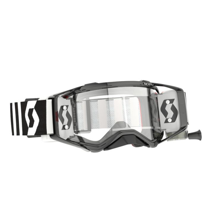 משקפי אבק SCOTT Scott Goggle Prospect Wfs Racing Clear Works שחור/לבן V2024
