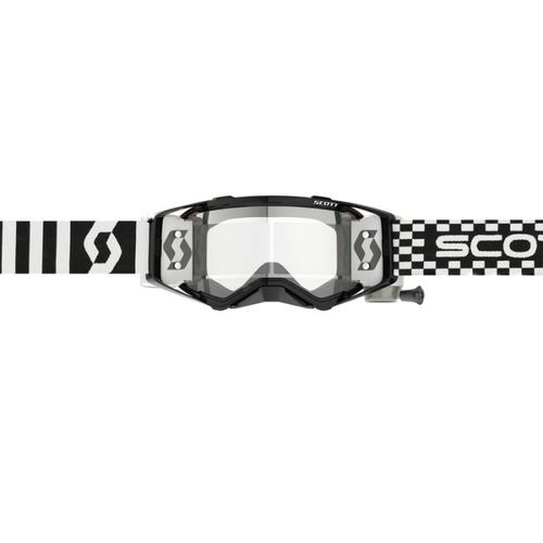 משקפי אבק SCOTT Scott Goggle Prospect Wfs Racing Clear Works שחור/לבן V2024